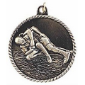 Medals, "Wrestling" - 2" High Relief